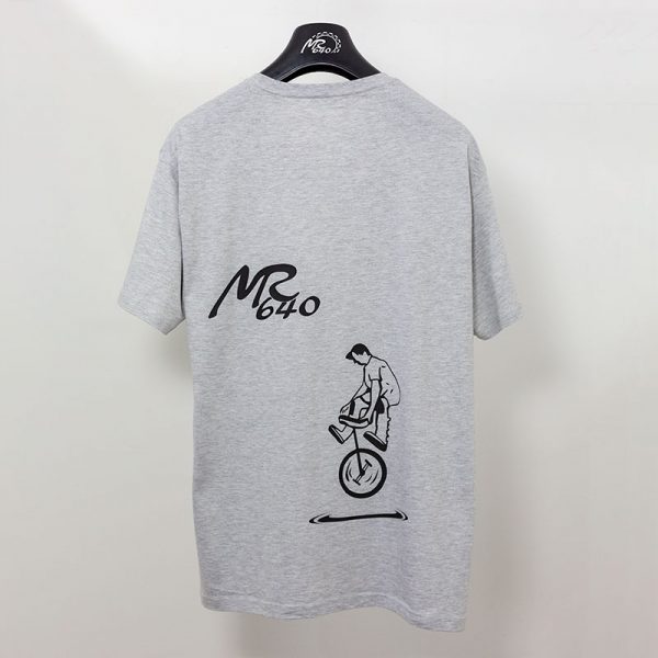 T-shirt MR640 Origins The First gris chiné dos